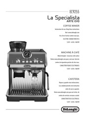 DeLonghi La Specialista ARTE EVO EC9255.M Manual De Instrucciones