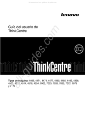 Lenovo ThinkCentre M91P Guia Del Usuario