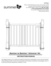 Summer Banister to Banister Manual De Instrucciones