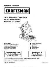 Craftsman 137.212890 Manual De Instrucciones