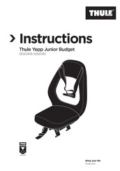 Thule Yepp Junior 12020309 Manual De Instrucciones