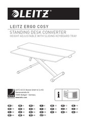 ACCO Brands LEITZ ERGO COSY Manual De Instrucciones