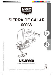 Mac allister MSJS600 Manual Del Usuario