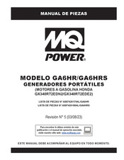 MQ Power GA6HR Manual De Piezas