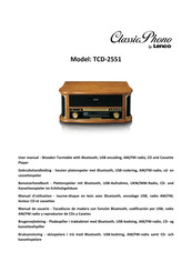 Lenco Classic Phono TCD-2551 Manual De Usuario