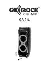 GOROCK GR-716 Manual De Instrucciones