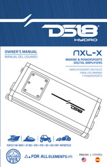 DS18 HYDRO NXL-X Manual Del Usuario