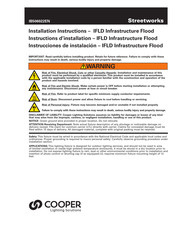 Cooper Streetworks IFLD Instrucciones De Instalación