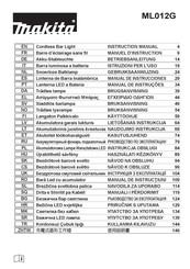 Makita ML012G Manual De Instrucciones