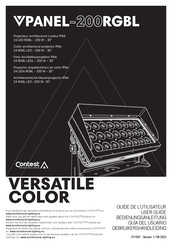 Contest VERSATILE COLOR CPANEL-200RGBL Guia Del Usuario