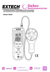 Extech Instruments HD300 Manual De Instrucciones