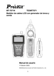 Prokit’s TESMT7071 Manual De Usuario