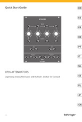 Behringer CP35 Manual Del Usuario