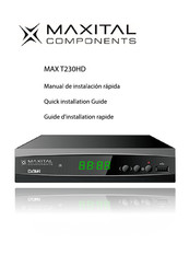 Maxital MAXT230HD Manual De Instalación Rápida