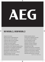 AEG BSB18SBL2 Traducción Del Manual Original