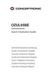 Conceptronic OZUL05BE Guía De Instalación Rápida