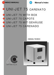 Cattani UNI-JET 75 Manual Tecnico