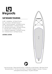 Lifegoods SUP Board Touring LG1310 Manual De Instrucciones