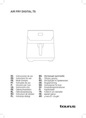 Taurus AIR FRY DIGITAL 7S Instrucciones De Uso