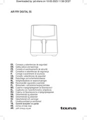 Taurus AIR FRY DIGITAL 5S Manual De Instrucciones