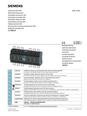 Siemens 3KD 6-0N Serie Instructivo