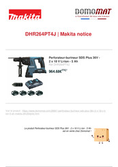 Makita DHR264PT4J Manual De Instrucciones