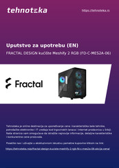 Fractal design FD-C-MES2A-06 Guia Del Usuario