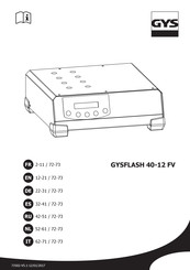 GYS GYSFLASH 40-12 FV Manual Del Usuario