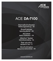 ACE Instruments DA-7100 Manual De Instrucciones