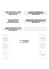 Furnotel FDA/E-110 Serie Instrucciones Para El Uso Y El Mantenimiento