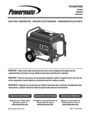 Powermate PC0497000 Manual Adicional