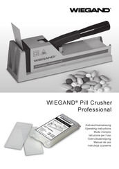 WIEGAND Pill Crusher Professional Manual De Uso