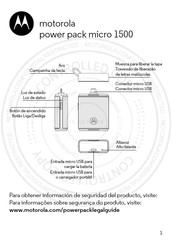 Motorola power pack micro 1500 Manual Del Usuario