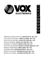 VOX electronics WK-1407 Manual De Usuario