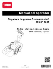 Toro Greensmaster eFlex 1021 Manual Del Operador