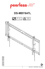 peerless-AV DS-MBY647L Instrucciones De Montaje