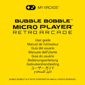 My Arcade BUBBLE BOBBLE MICRO PLAYER Guia Del Usuario