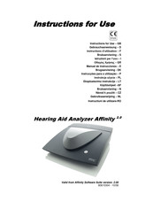 Interacoustics Affinity 2.0 Manual De Instrucciones