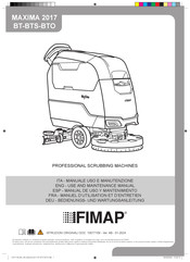 Fimap MAXIMA 2017 55 BT Manual De Uso Y Mantenimiento