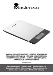 Masterpro BGMP-9058 Manual De Instrucciones