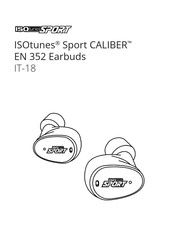 ISOtunes SPORT CALIBER IT-18 Manual Del Usuario