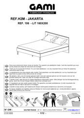 Gami JAKARTA H2M-106 Instrucciones De Montaje