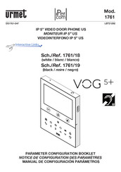 Urmet VOG 5+ Manual De Configuración