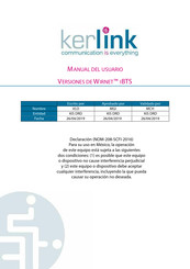 kerlink WIRNET iBTS Manual Del Usuario