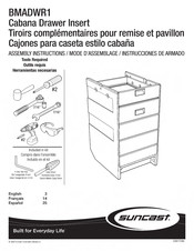 Suncast BMADWR1 Instrucciones De Armado