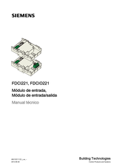 Siemens FDCIO221 Manual Tecnico