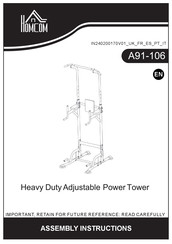 HOMCOM A91-106 Instrucciones De Montaje