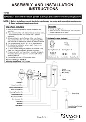 Vaxcel T0749 Instrucciones De Ensamblaje