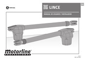 Motorline professional LINCE Manual De Usuario/Instalador