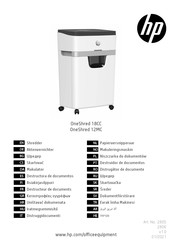 HP OneShred 12MC Manual De Instrucciones